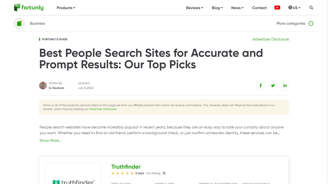 The 6 Best People Search Sites in 2022 | Fortunly.com